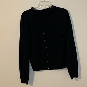 Black J. Crew blouse size L